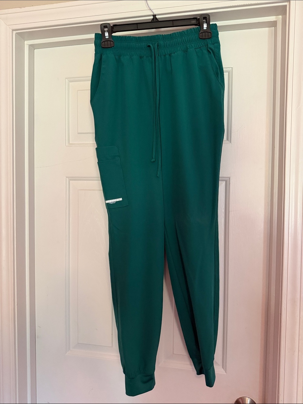 Skechers Teal Drawstring Cargo scrubs for Women